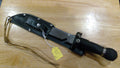 Survival Knife with Leather Sheath