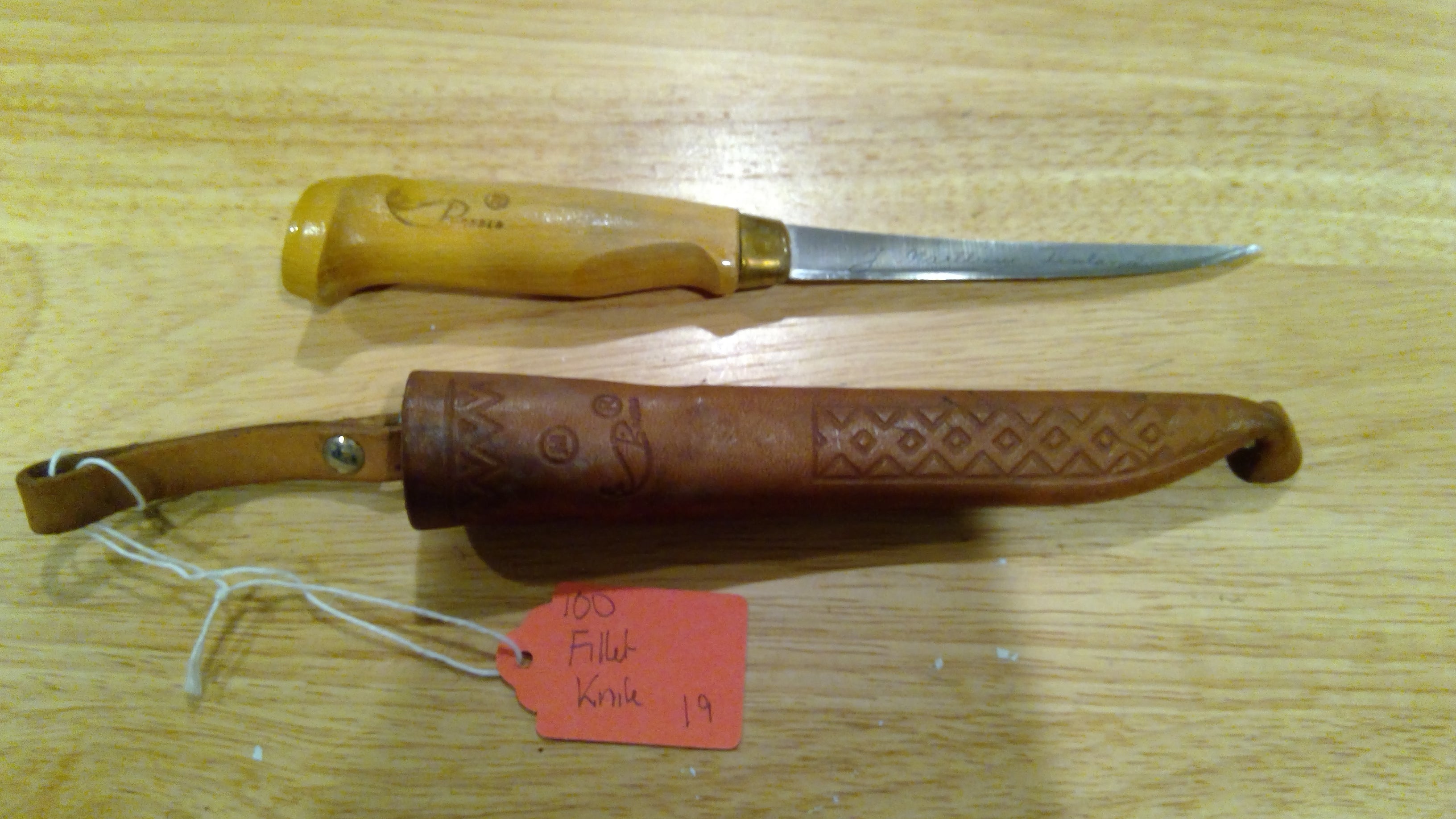 Antique Fillet Knife with Sheath