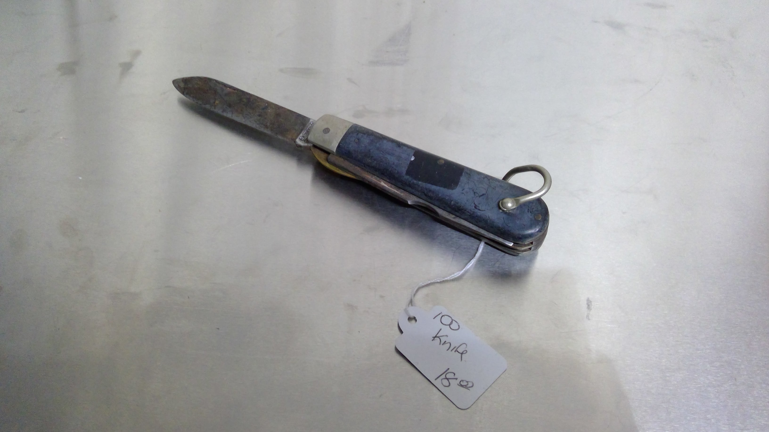 Black Handled Antique Knife