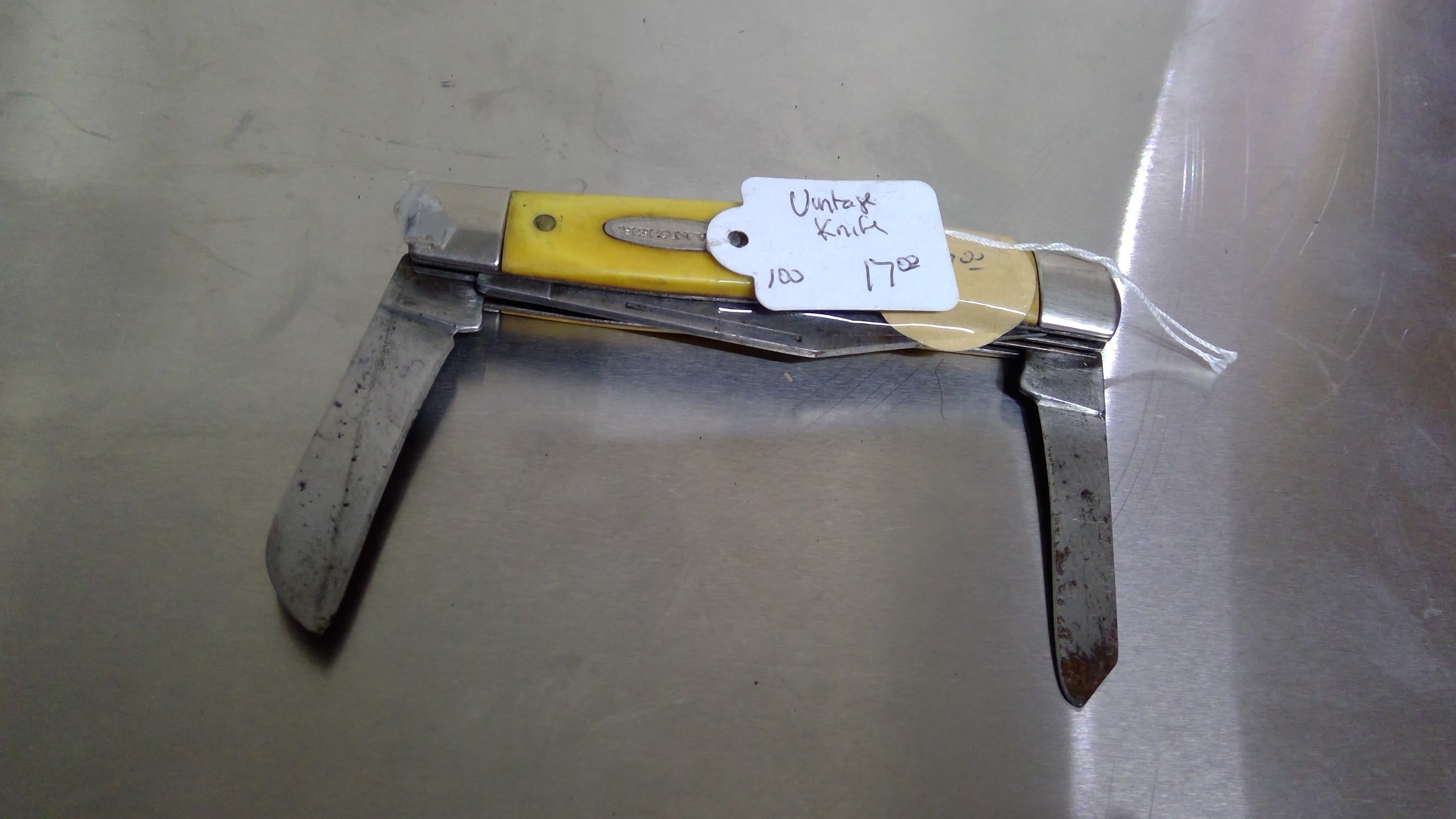 Yellow Vintage Ranger Knife