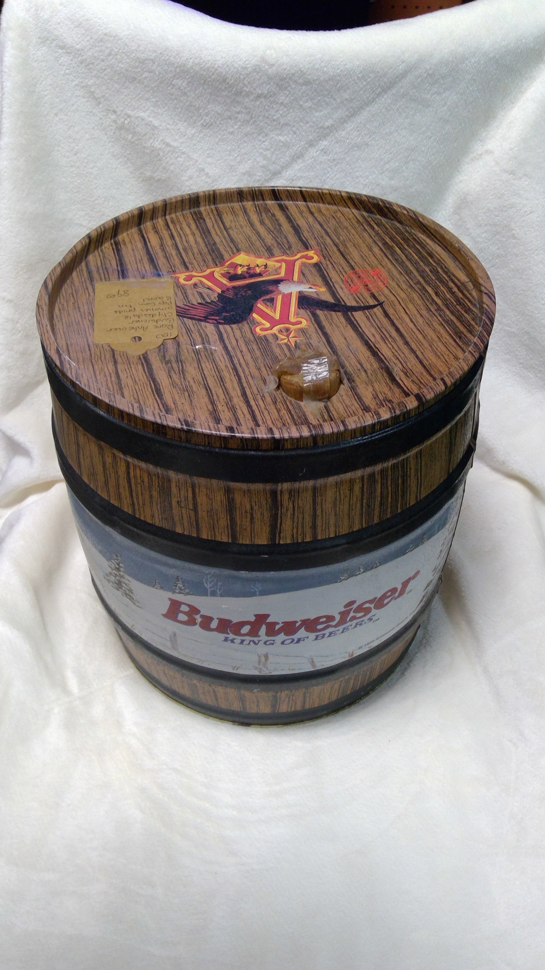 Antique Budweiser Barrel