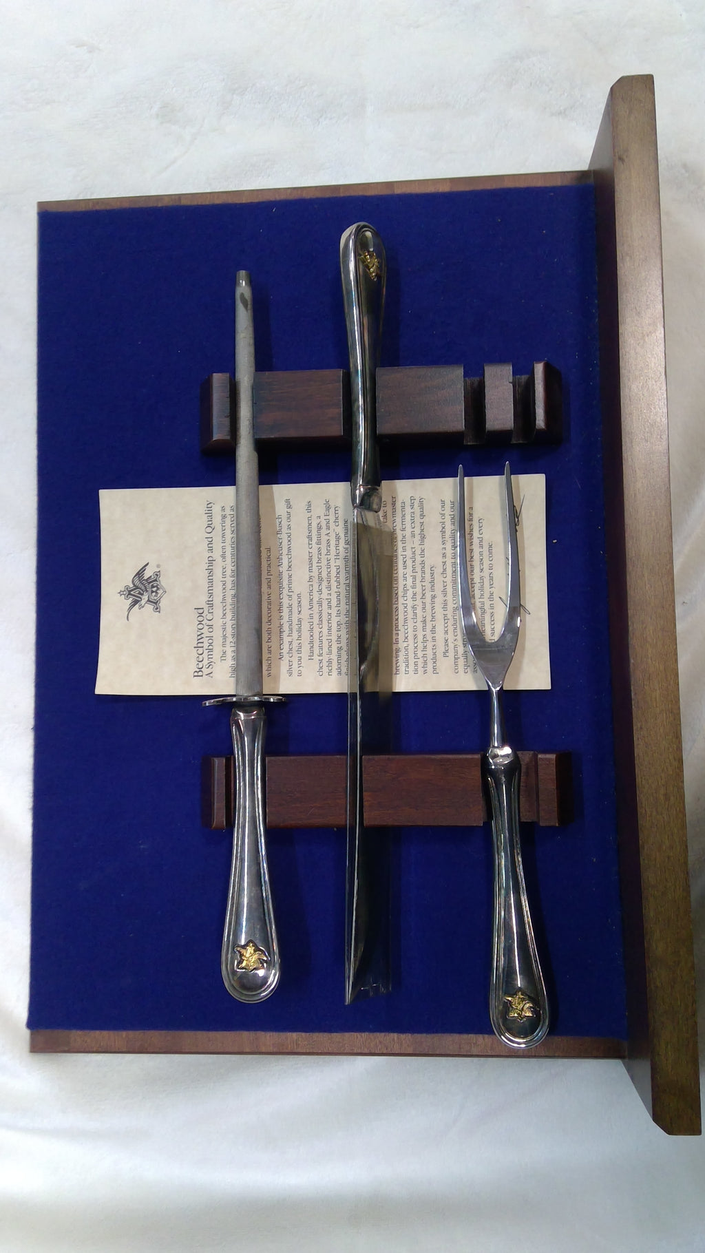 Anheuser Busch Silverware Set