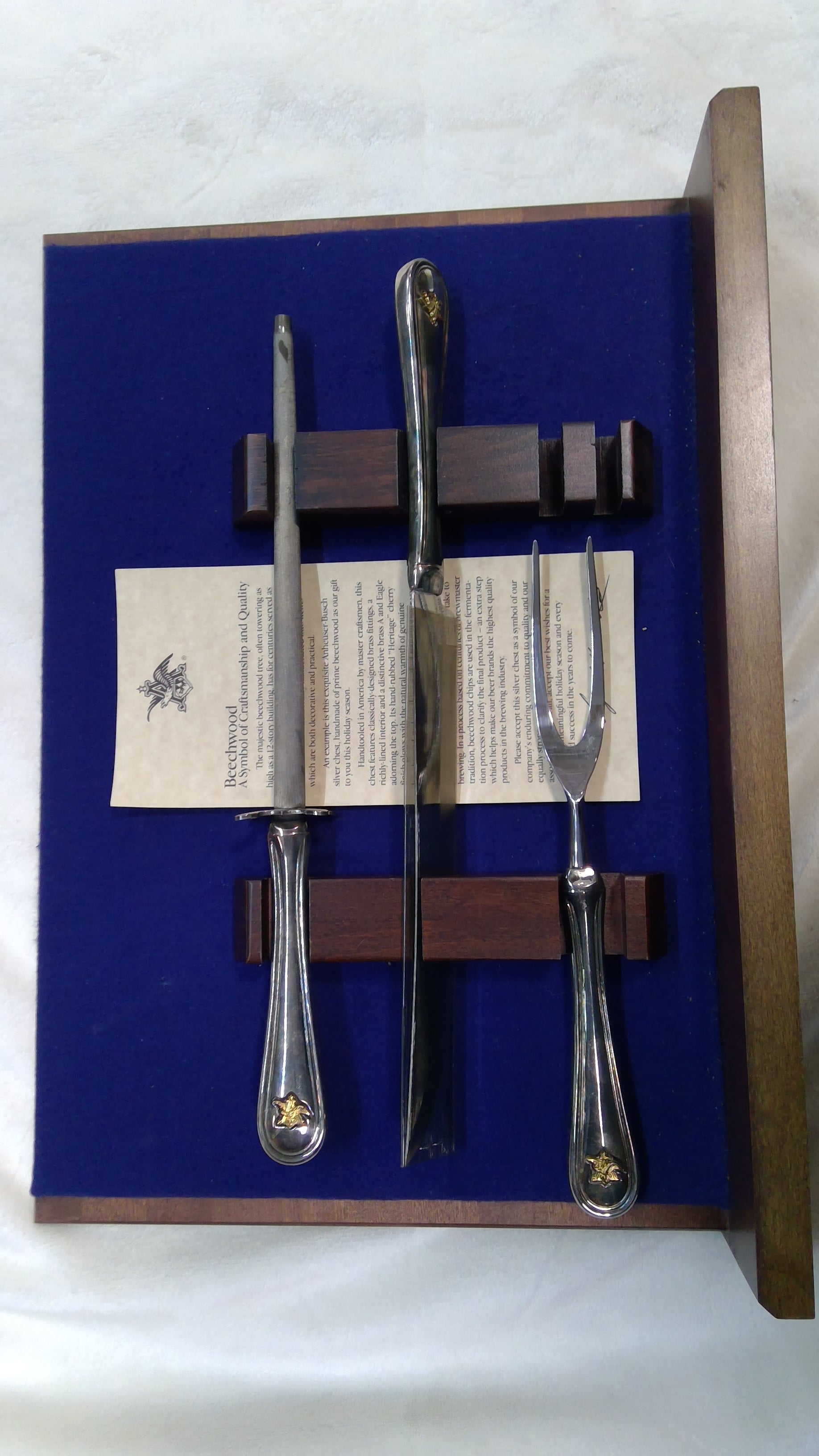 Anheuser Busch Silverware Set