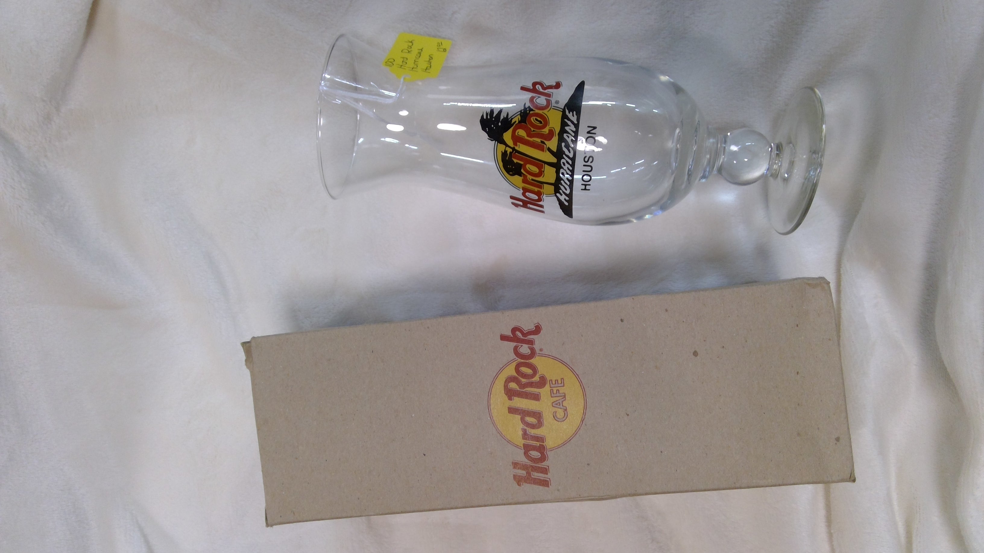 Hard Rock Cafe Hurricane Glass