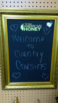American Honey Chalk Board