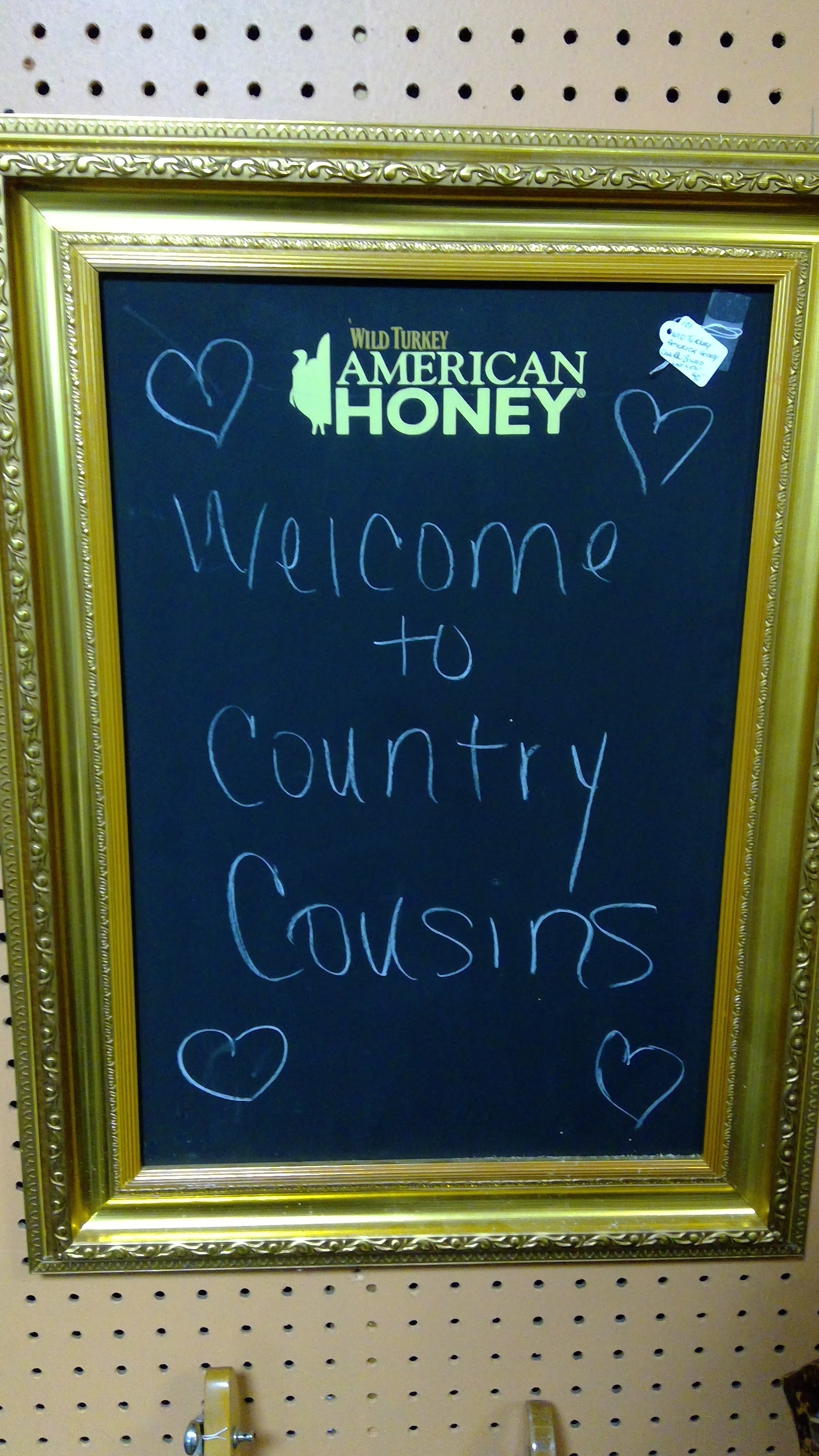 American Honey Chalk Board