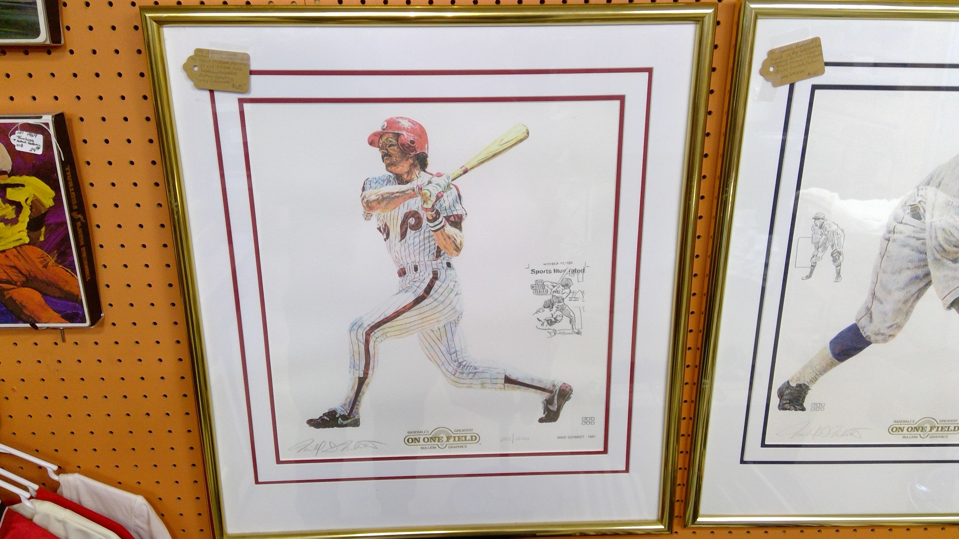 Mike Schmidt Framed and Signed Art Poster