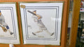 Shoeless Joe Jackson Framed and Signed Art Poster