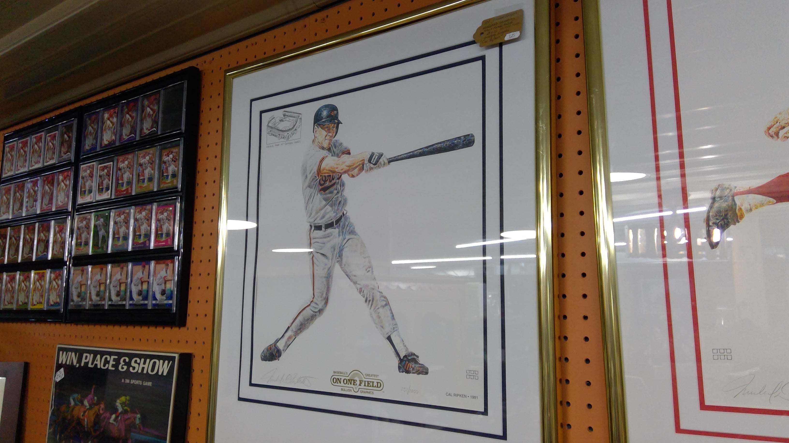 Cal Ripken Framed and Signed Art Poster