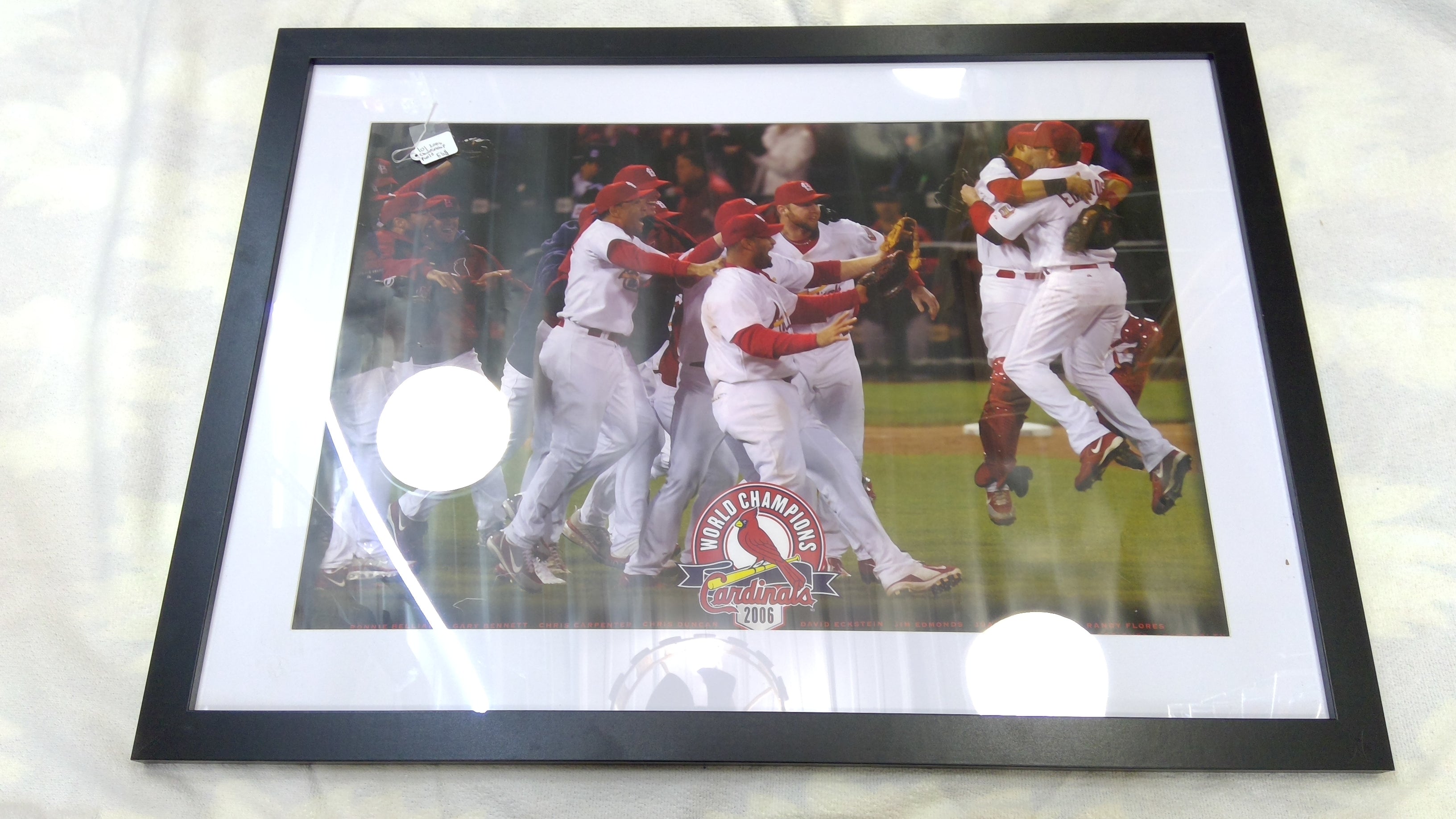 Framed 2006 World Champion Cardinals Picture