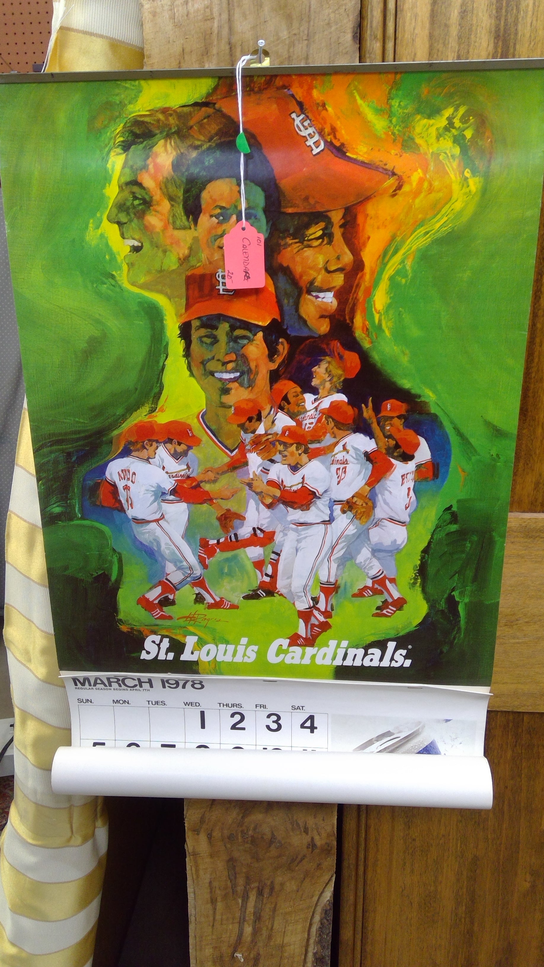 1978 Cardinals Calendar