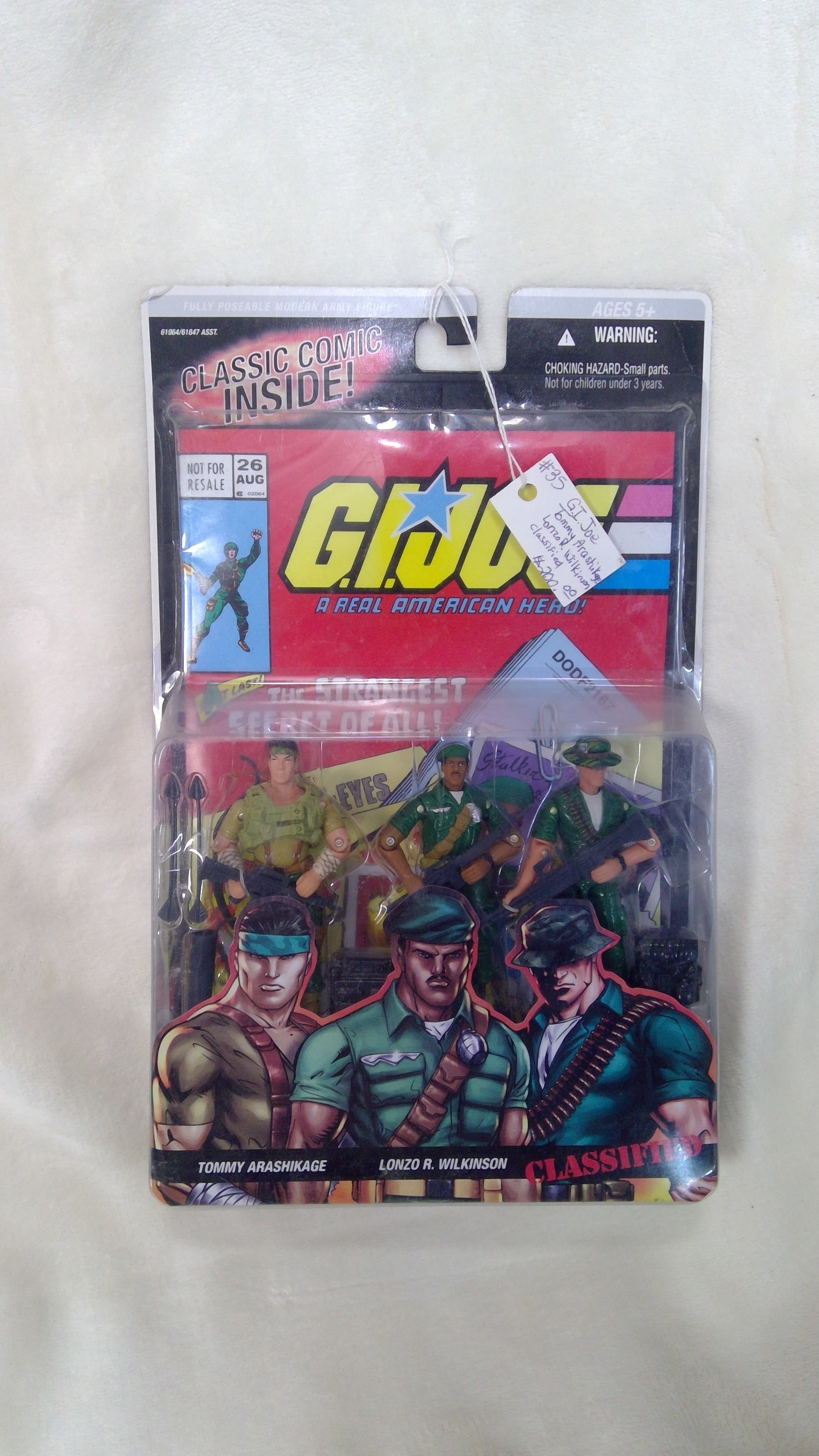 G.I. Joe Action Figures with Comic Book