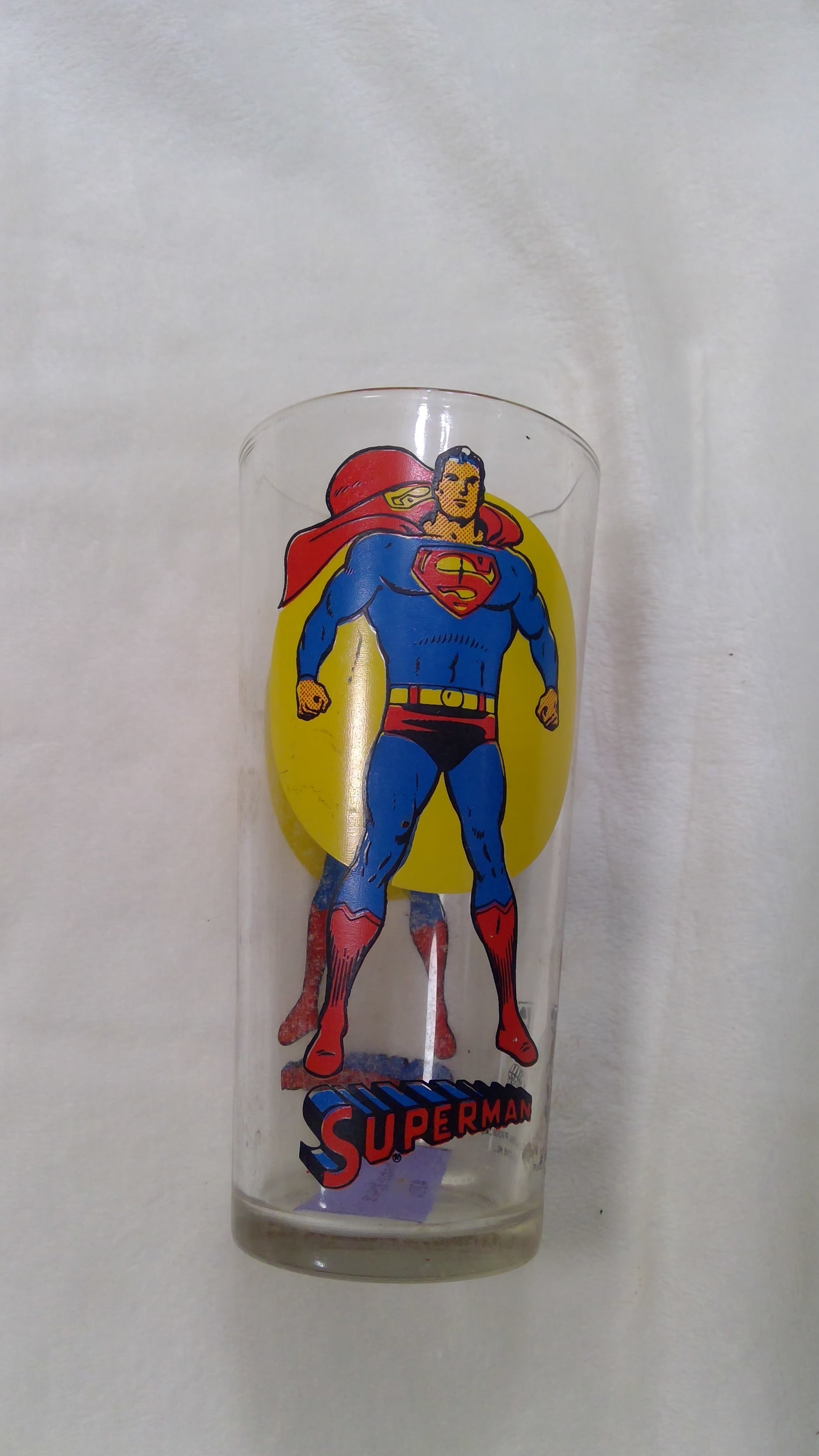 Superman Pepsi Glass