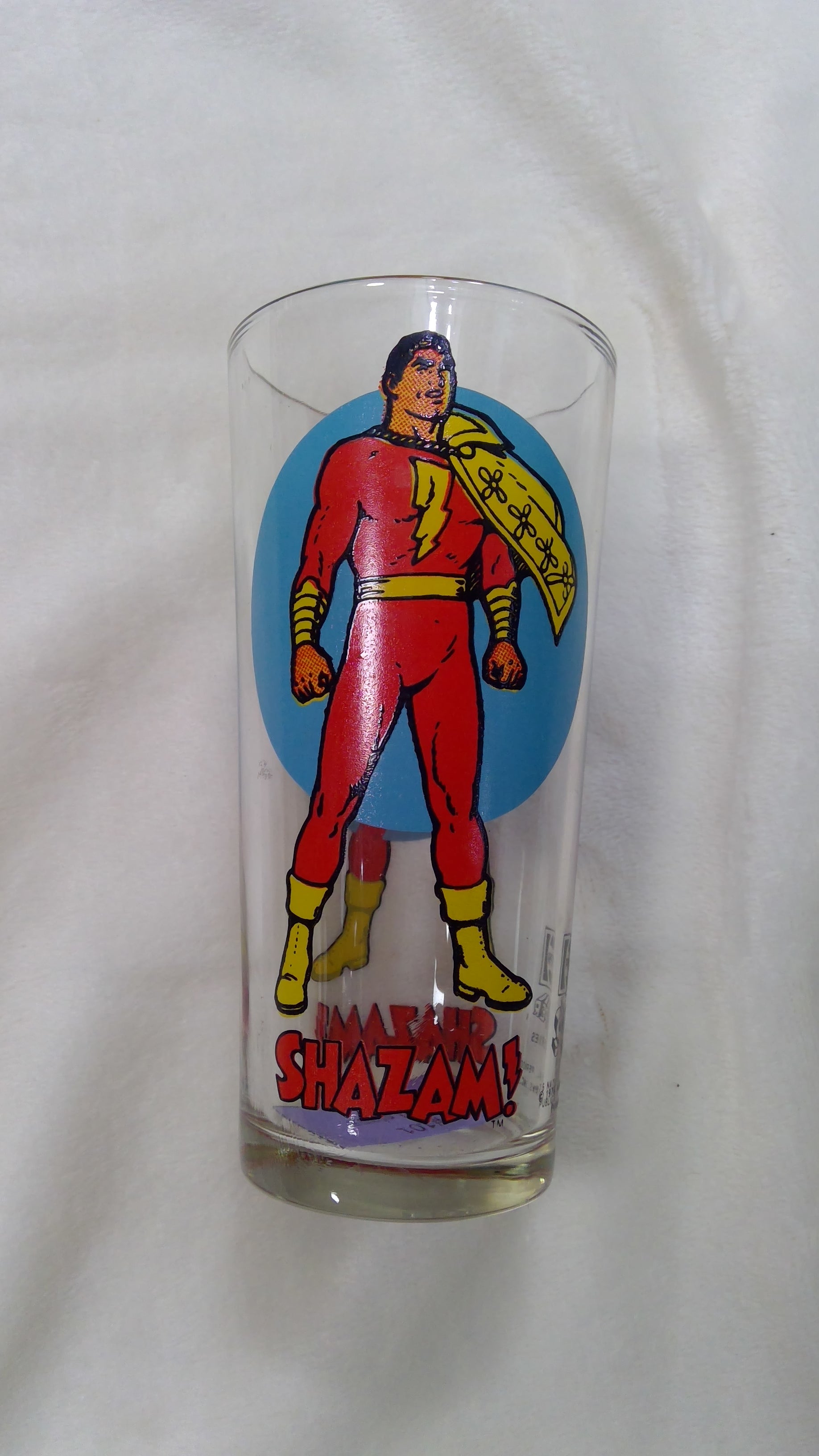 Shazam Pepsi Glass