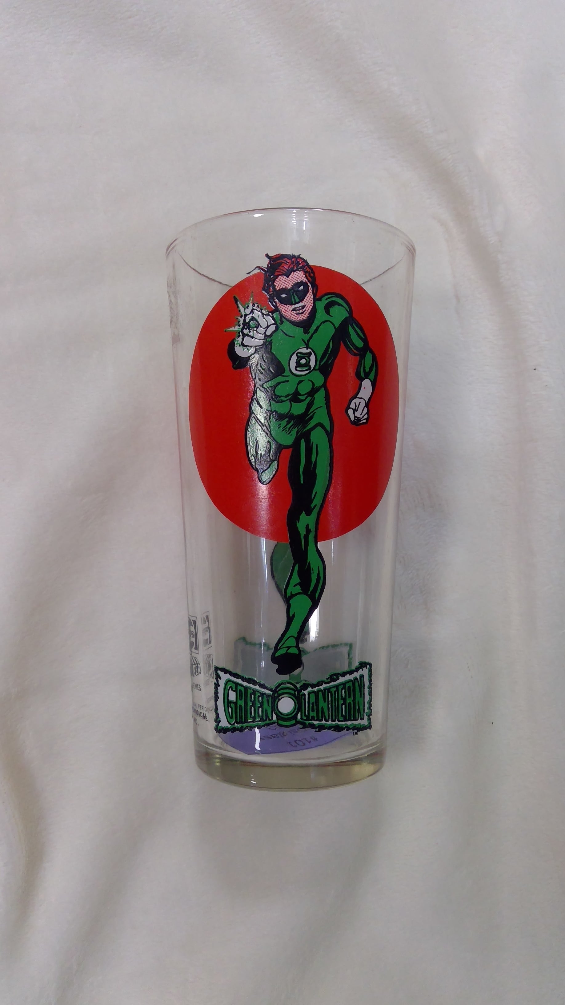 Green Lantern Pepsi Glass