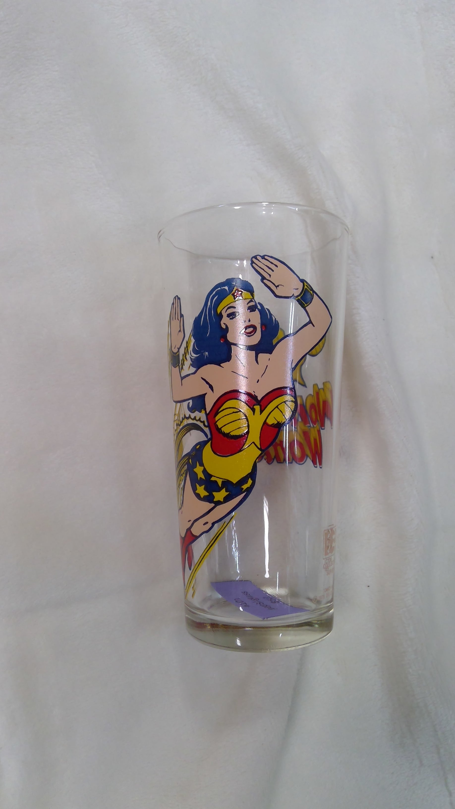 DC Wonder Woman Pepsi Glass