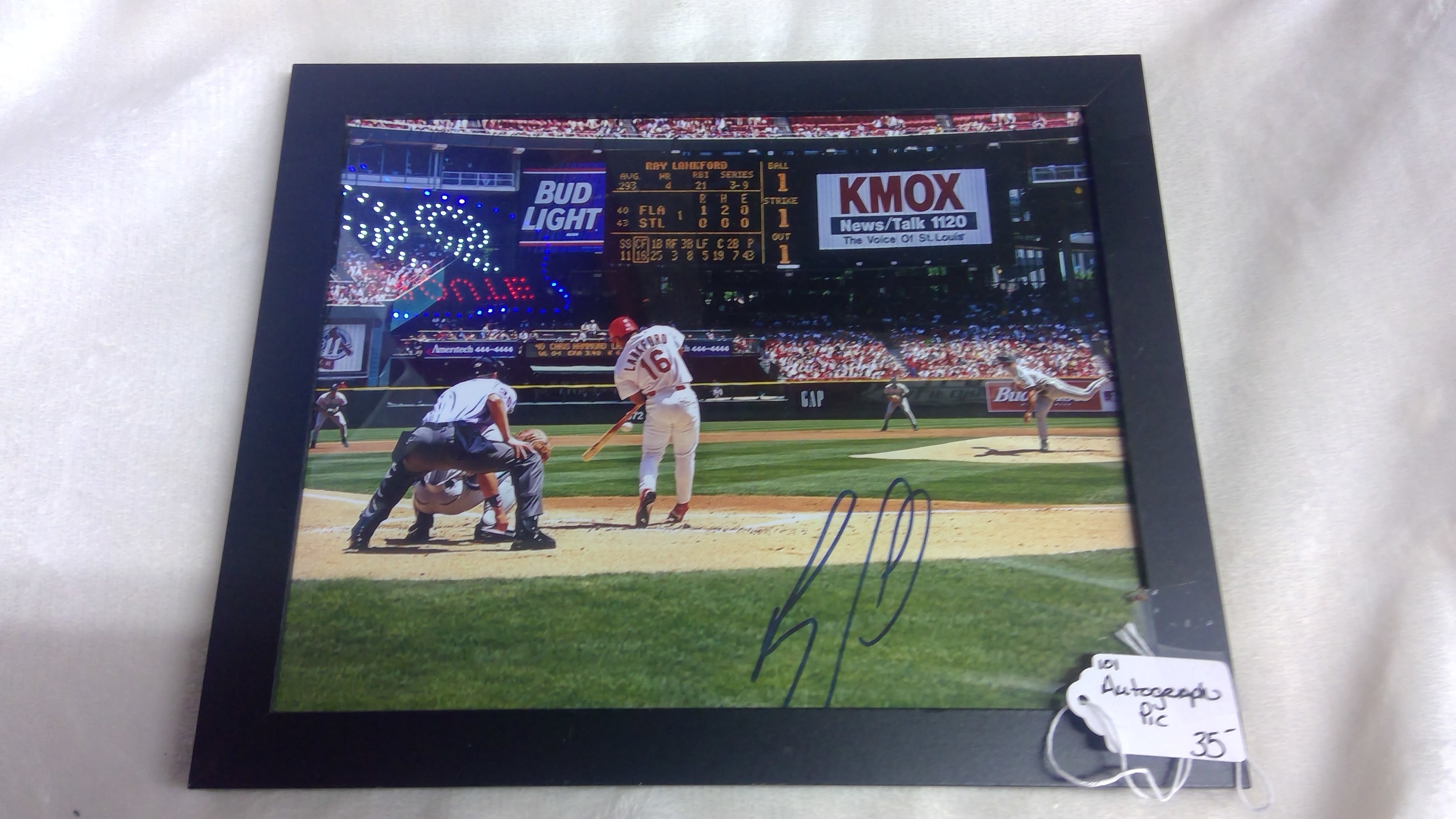 Ray Lankford Autographed Picture