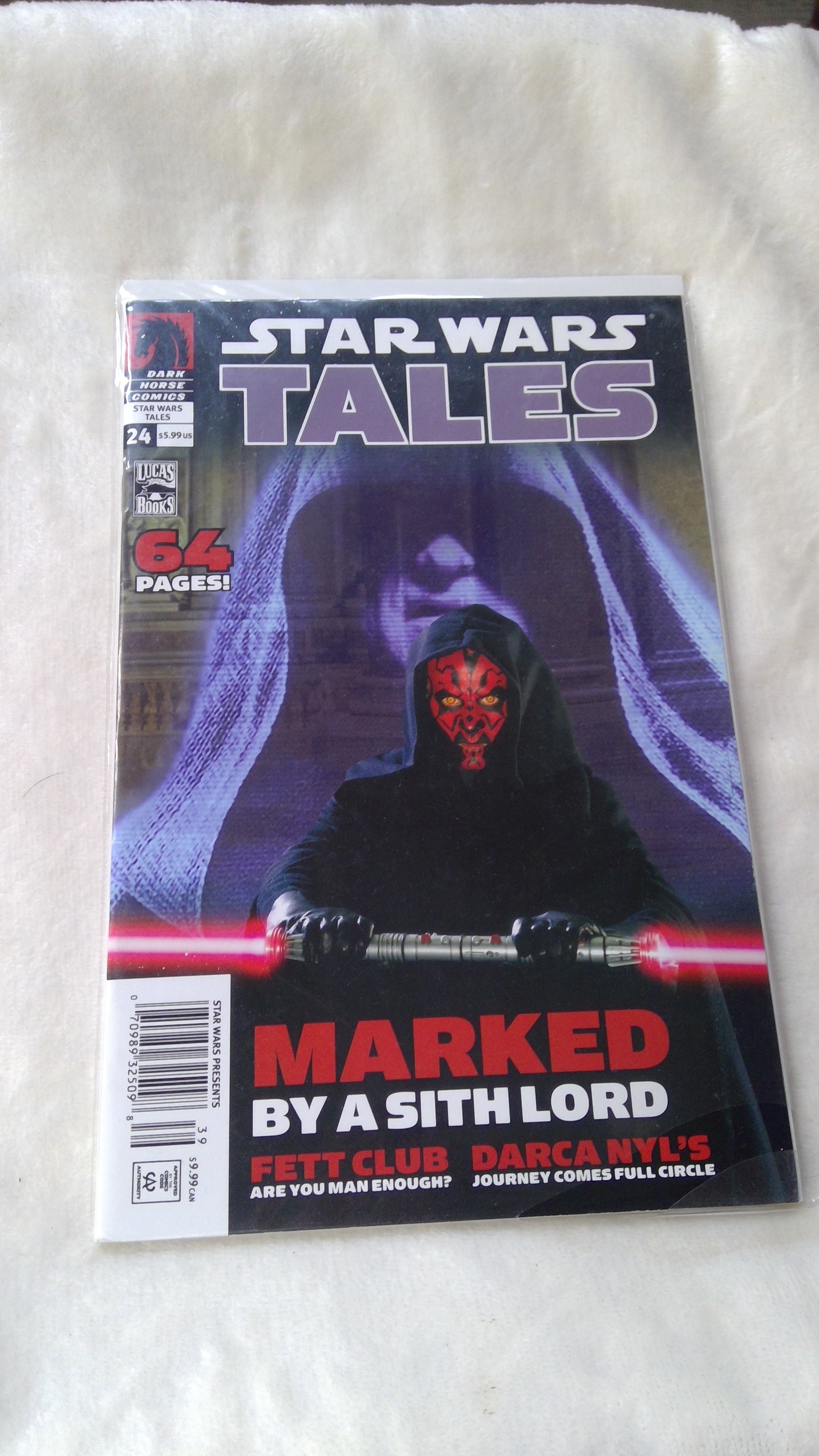 Star Wars Tales "Marked by a Sith Lord" Comic