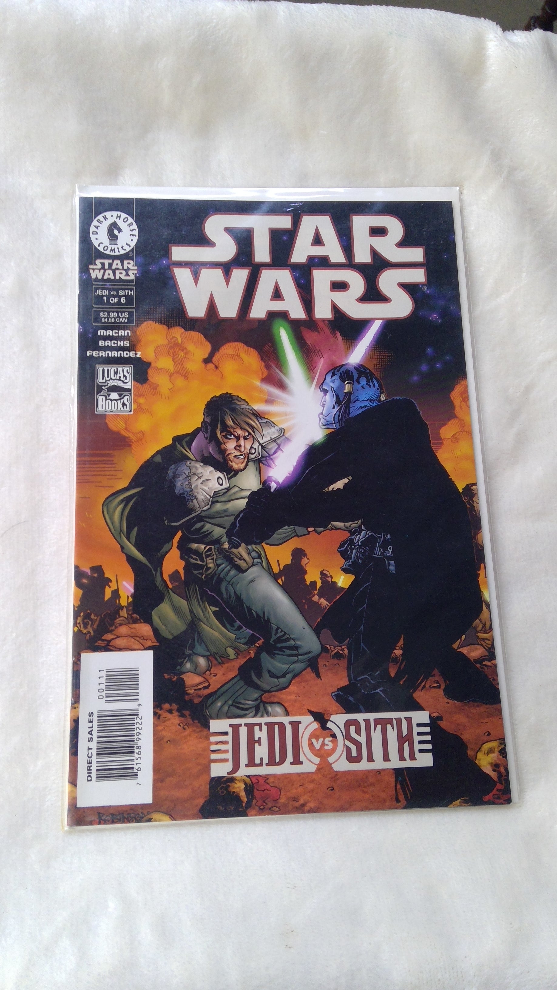 Star Wars "Jedi vs Sith" Comic 1 of 6