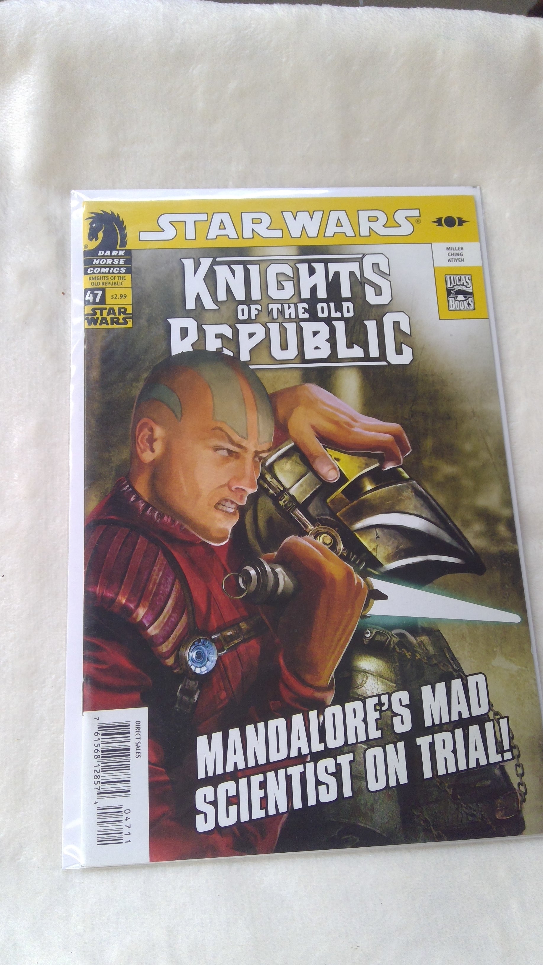Star Wars "Knights of the Old Republic" Comic "Mandalore's Mad Scientist on Trial"