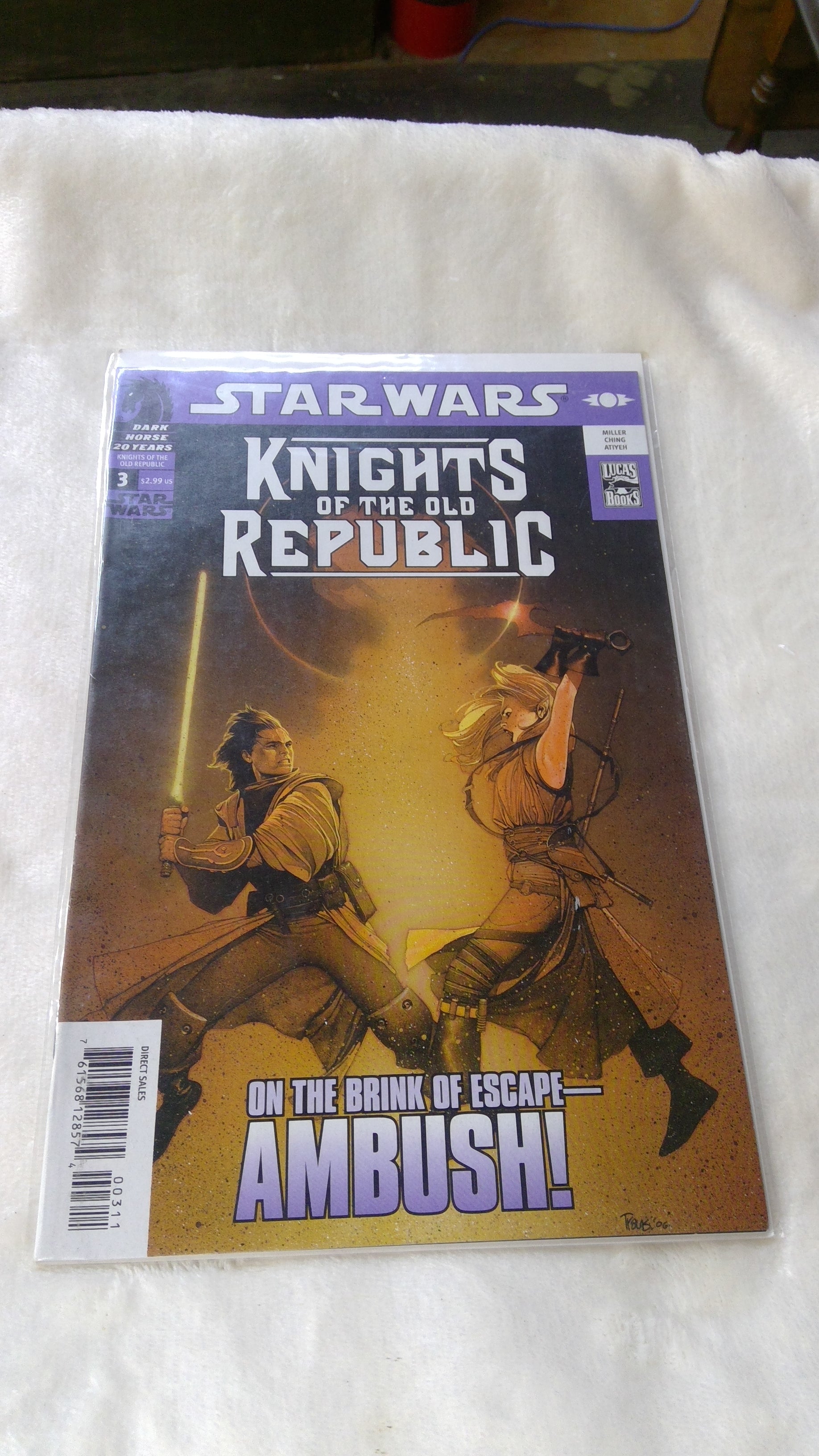 Star Wars "On The Brink of Escape-Ambush!" Comic "Knights of the Old Republic"