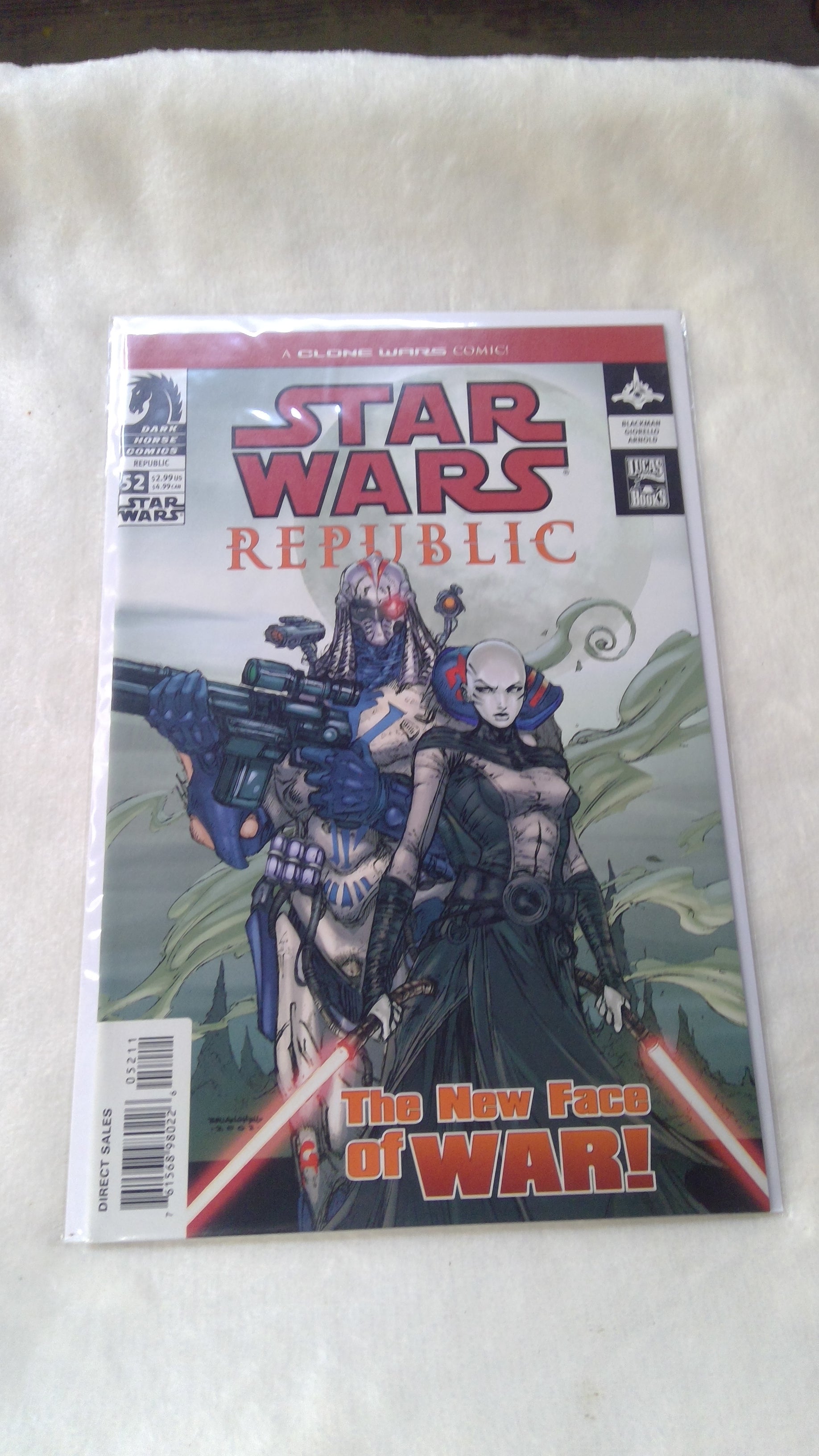 Star Wars Republic "The New Face of War" Comic