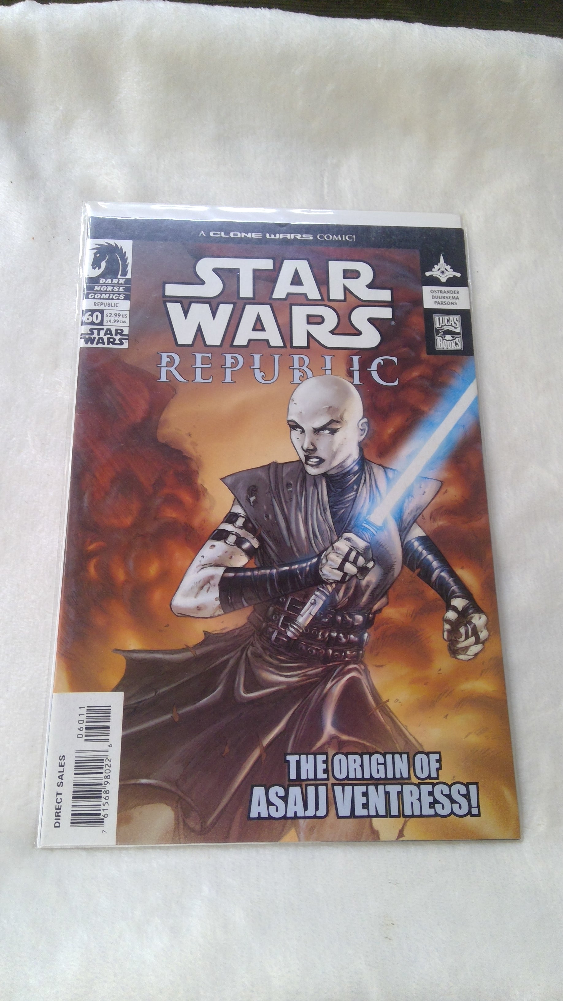 Star Wars Republic "The Origin of Asajj Ventress" Comic