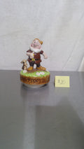 Vintage Ceramic Music Box "Doc" Snow White and the Seven Dwarfs