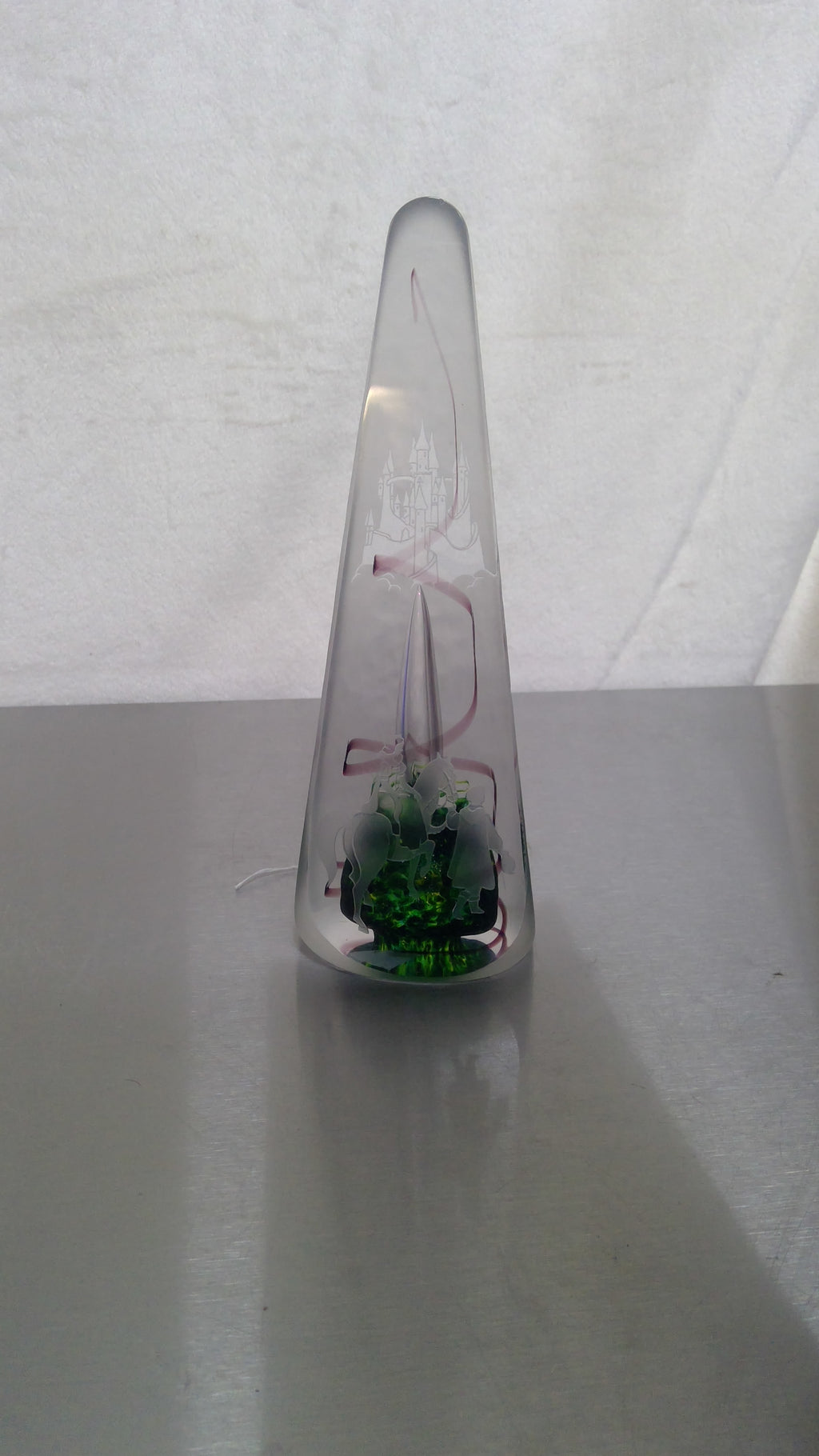 Caithness Glass "Disney Castle in the Sky"