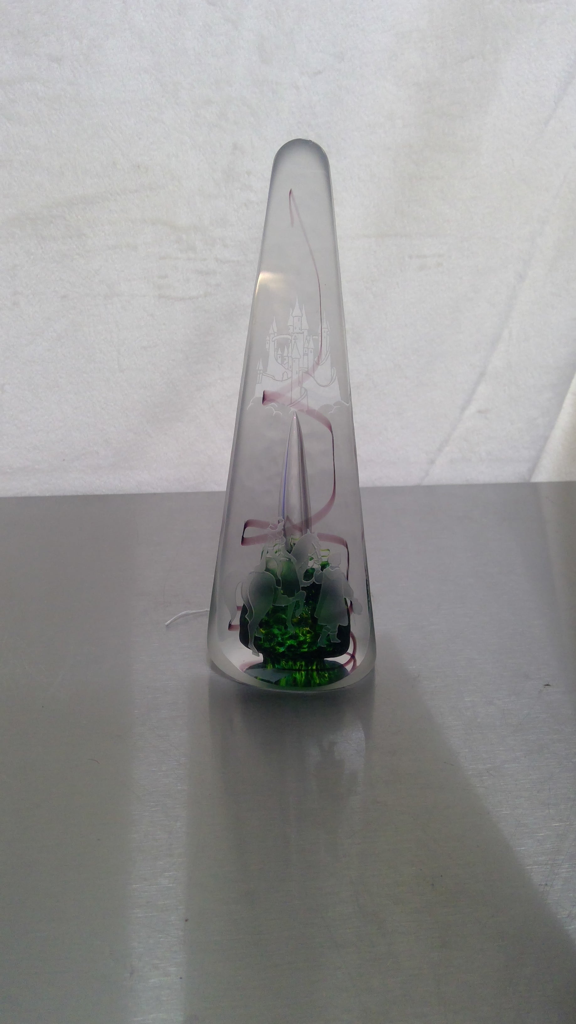 Caithness Glass "Disney Castle in the Sky"