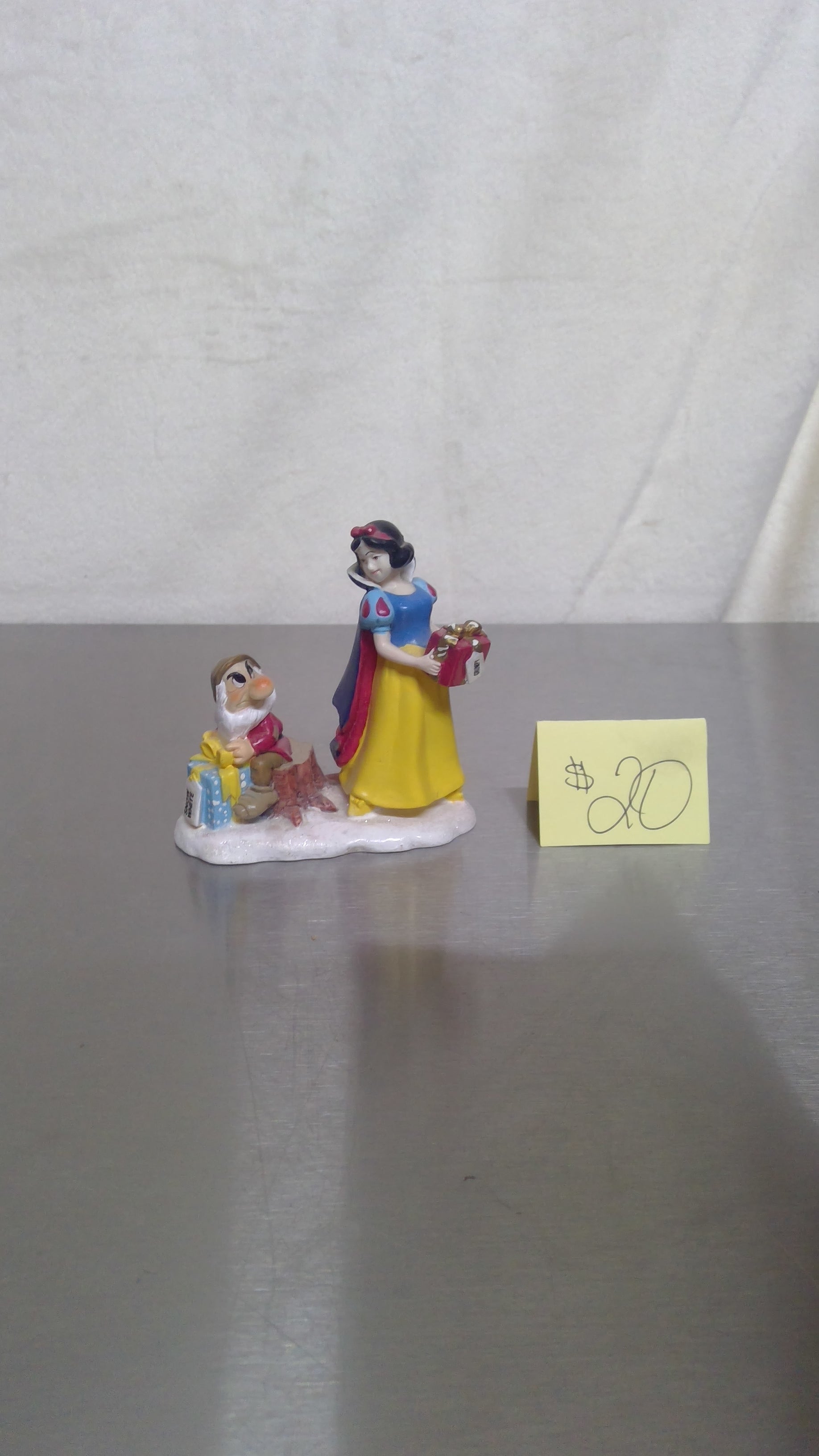 Snow White and Grumpy Figurine