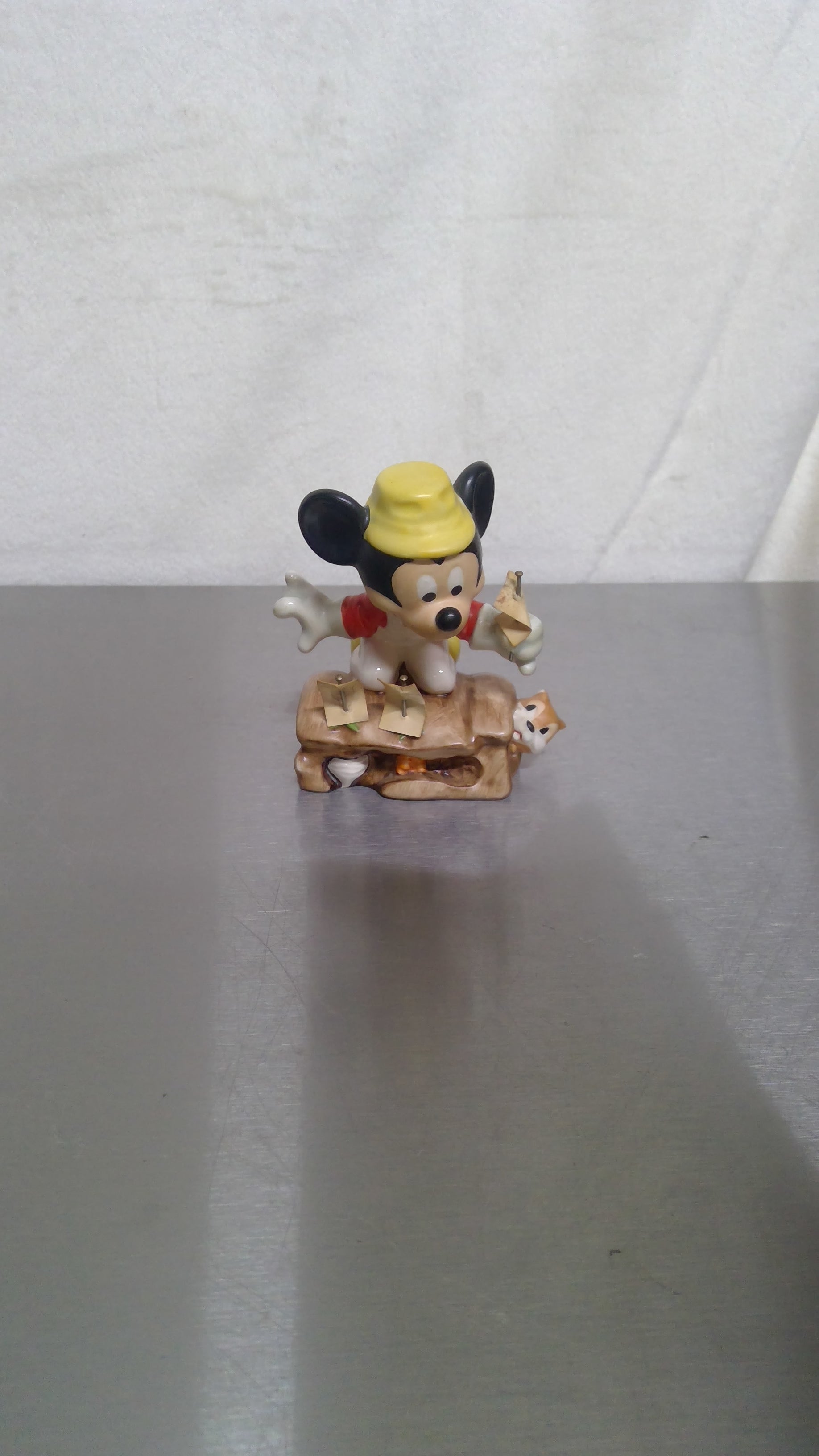 Disney "Gardening Scene" Goebel Porcelain Mickey Mouse Figurine