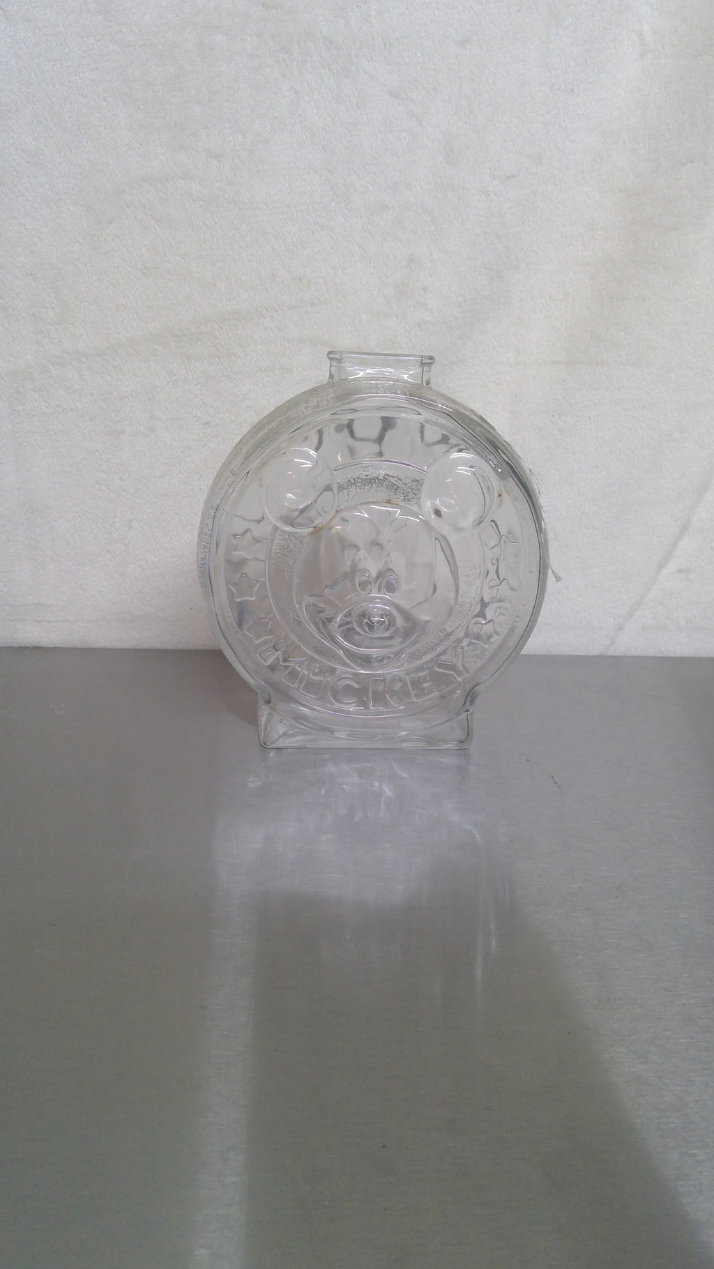Mickey and Minnie Glass Bank