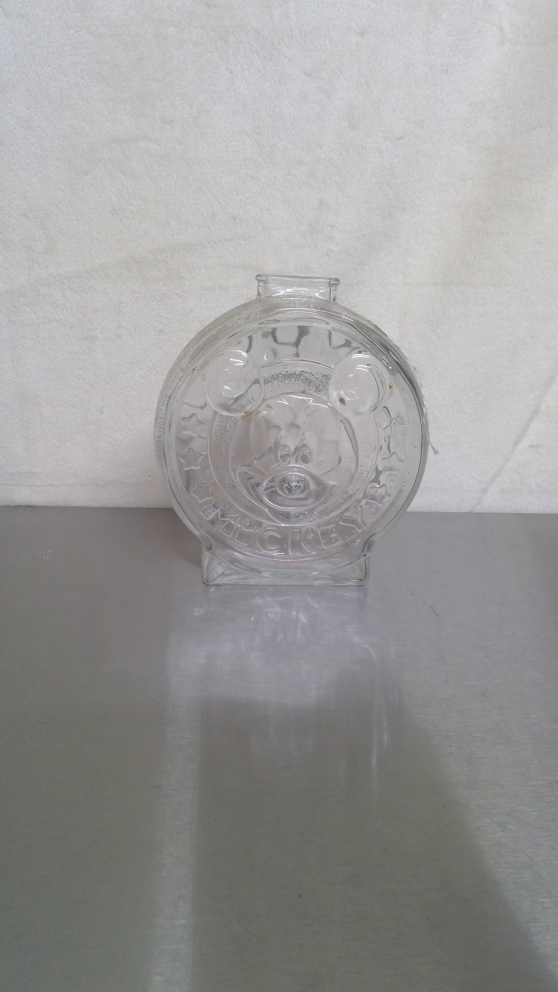 Mickey and Minnie Glass Bank