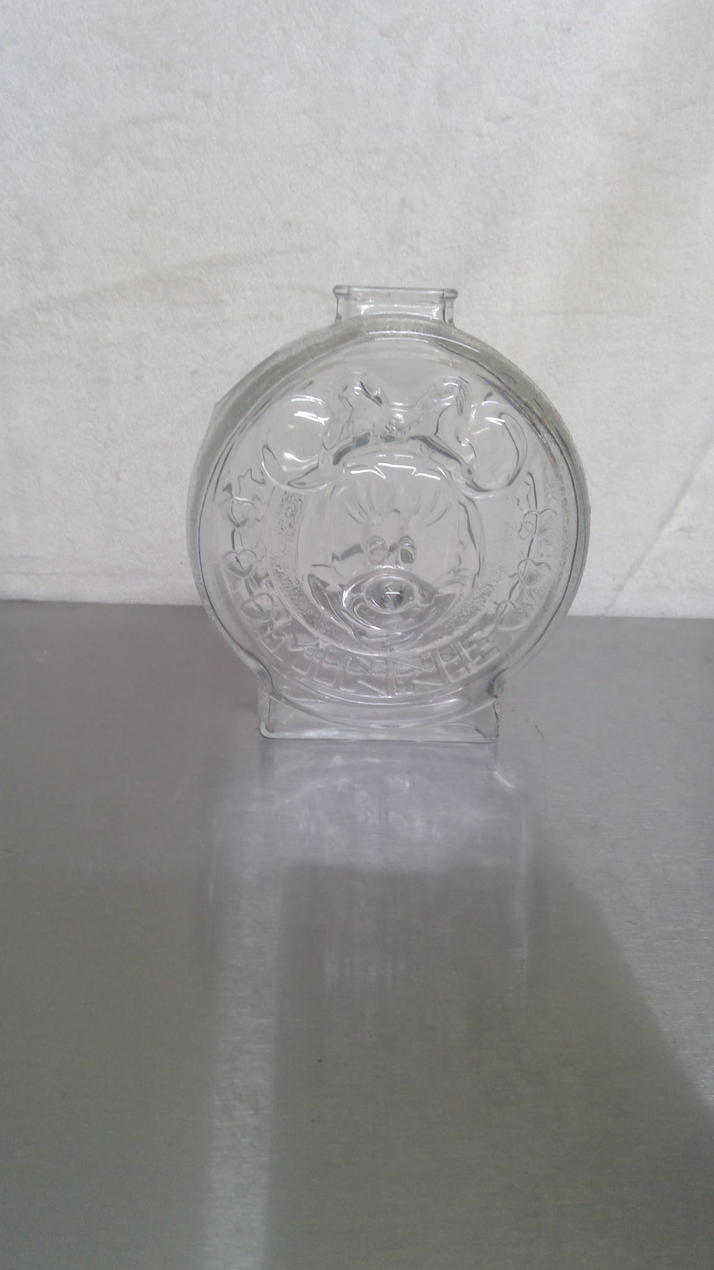 Mickey and Minnie Glass Bank