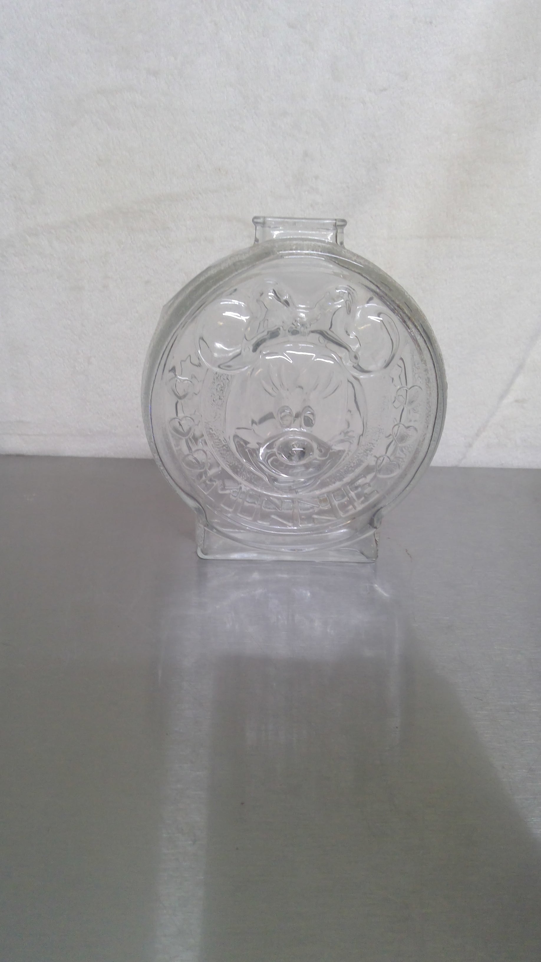 Mickey and Minnie Glass Bank
